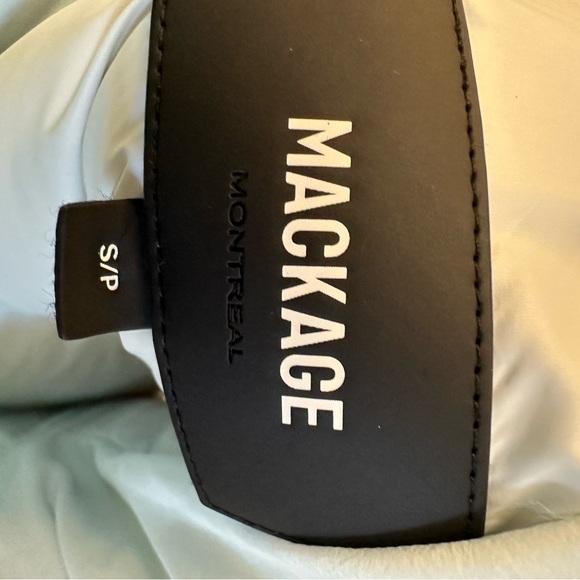 Mackage Women's Soft Blue Down-filled Tessy Puffer Jacket Size S. - Picture 6 of 14